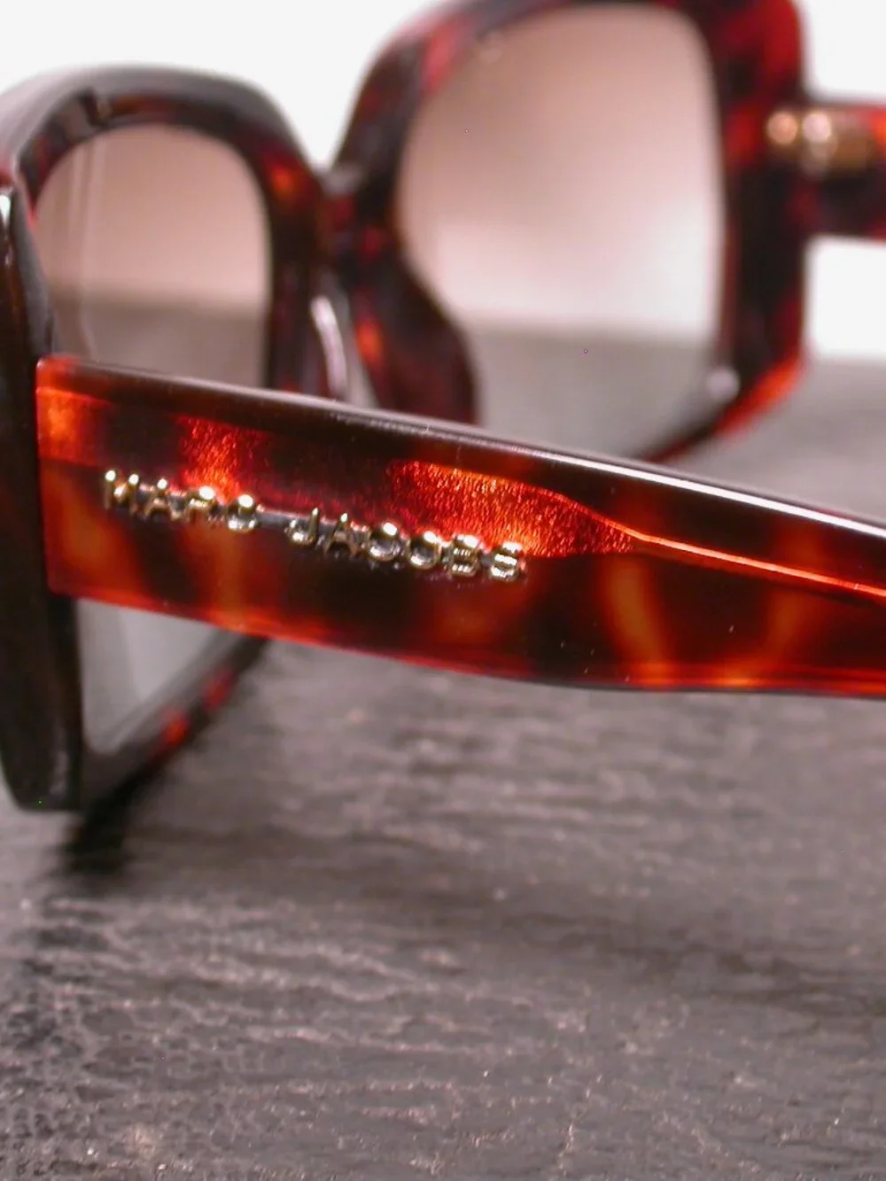 Marc Jacobs Gold and Tortoise Sunglasses Made in Italy